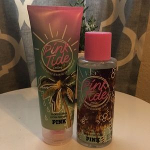 PINK pink tide lotion and body spray